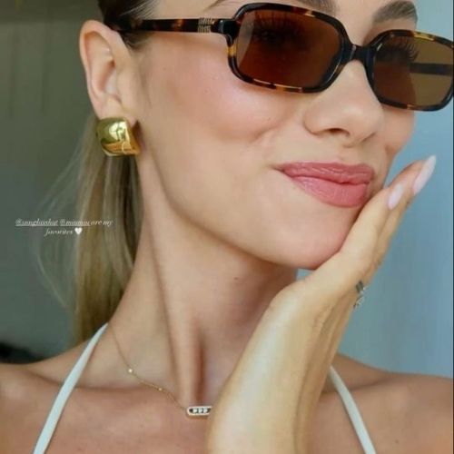 Miu Miu Rectangle Marron